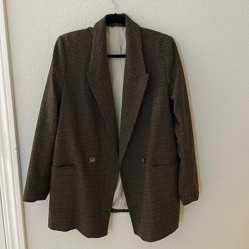 checked jacket
